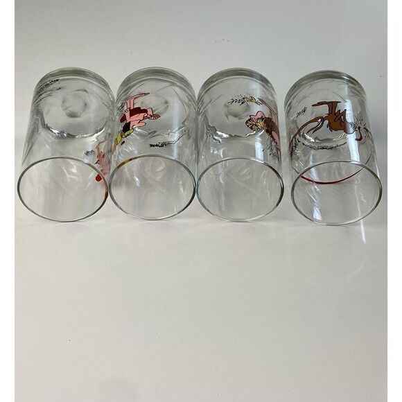 Vintage Arby's BC Ice Age Collector's Series Glass 1981 Set of 4 5.25" h x 3"w C - Picture 3 of 6